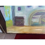 Средна картина масло на платно Испания - 3798